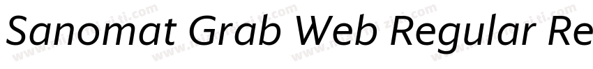 Sanomat Grab Web Regular Regular字体转换